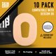thumbnail image 5 of Parches adhesivos Skin Grip MAX para Dexcom G6 CGM, paquete de 10, 5 of 9