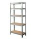 thumbnail image 1 of Estante galvanizado 70x30x150 cm con 5 niveles – capacidad total 750 kg, 1 of 3