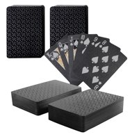 Juego De Cartas Swinilaya De 2 Mazos, Negro, Hd, Jumbo Index, Impermeable