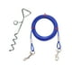 thumbnail image 4 of Cable De Amarre Para Perros Y Correas Para Perros De Estaca Para Patio Para Correr Al Aire Libre Camping Cachorro 500 Cm Azul, 4 of 5