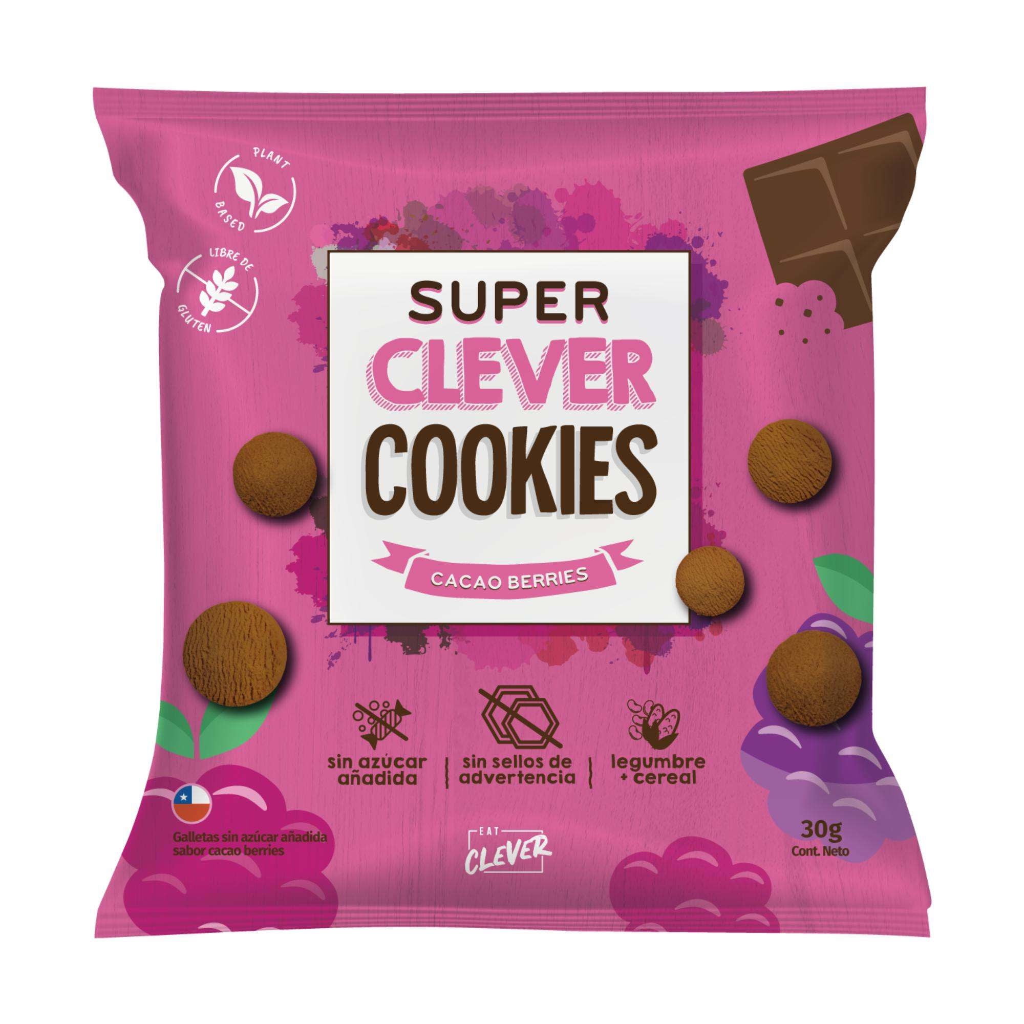 Galleta Cacao Berries 30 g Eat Clever