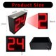 thumbnail image 5 of Reloj de Disparo de Baloncesto YZ Paquete de 2 con Panel de Control para Exterior, 5 of 7