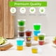 thumbnail image 3 of Juego de vasos Jello Shot Cups Dealusy 360 de 30 ml con tapa, aptos para alimentos, 3 of 7