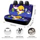 thumbnail image 2 of Bebé Tiburón-theme Car Rear Seat Covers Back Elastic Flexible Car Seat Covers Decorative Fits Most Cars 120x59x76cm, 2 of 6