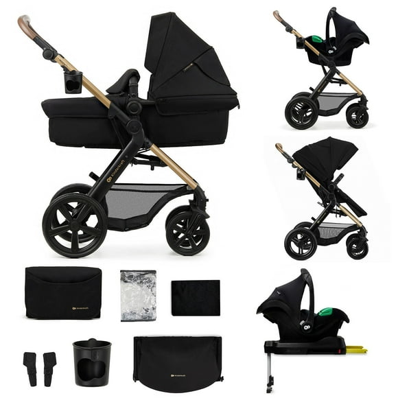 Coche Travel System Moov 2 XL 3 en 1 Negro + Base Isofix