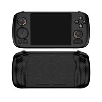 Genérico - Funda Protectora De Silicona A Prueba De Golpes Para Consola De Juegos Anbernic Rg 406H Funda Blanda Accesorios-Negro