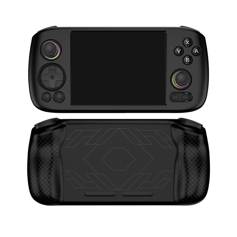 Genérico - Funda Protectora De Silicona A Prueba De Golpes Para Consola De Juegos Anbernic Rg 406H Funda Blanda Accesorios-Negro
