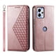 thumbnail image 2 of Funda Flip FOXDOCK para Motorola Moto G13 , Estilo Billetera con Diseño Rombo, Correa de Mano y Soporte, Uso Diario, 2 of 6