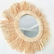 thumbnail image 2 of Espejo de rafia mediano, 2 of 3