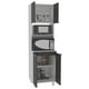 thumbnail image 4 of Mueble Microondas 4 Puertas Fm-005g Gris Y Blanco, 4 of 7