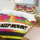 thumbnail image 3 of Comforter Set Queen Size Pokmon - Gotta Keep Movin Set with 2 Pillowcases for All SeasonsBedding Set 3pcs for Kids Boys Girls Bedroom Decor Bed Sheets, 3 of 5
