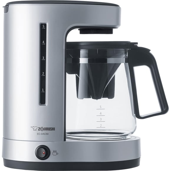 Cafetera Zojirushi EC-DAC50 para 5 tazas, plateada, libre de PFAS