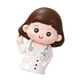 thumbnail image 4 of Doctor Statue Ángel en figura blanca, escultura de resina de topper en forma de muñeca para la fiesta de cumpleaños de la boda del festival escritorio Doctora, 4 of 5