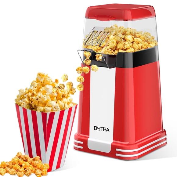 Mini máquina para hacer palomitas OSTBA U6-1208, diseño retro, 1200 W