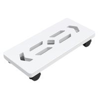 Magideal - Soporte Para Computadora,Soporte Para Computadora Ventilado,Soporte Para Cpu Debajo Del Escritorio,Soporte Para Cpu Móvil Para Estudiantes Y Jugadores Blanco