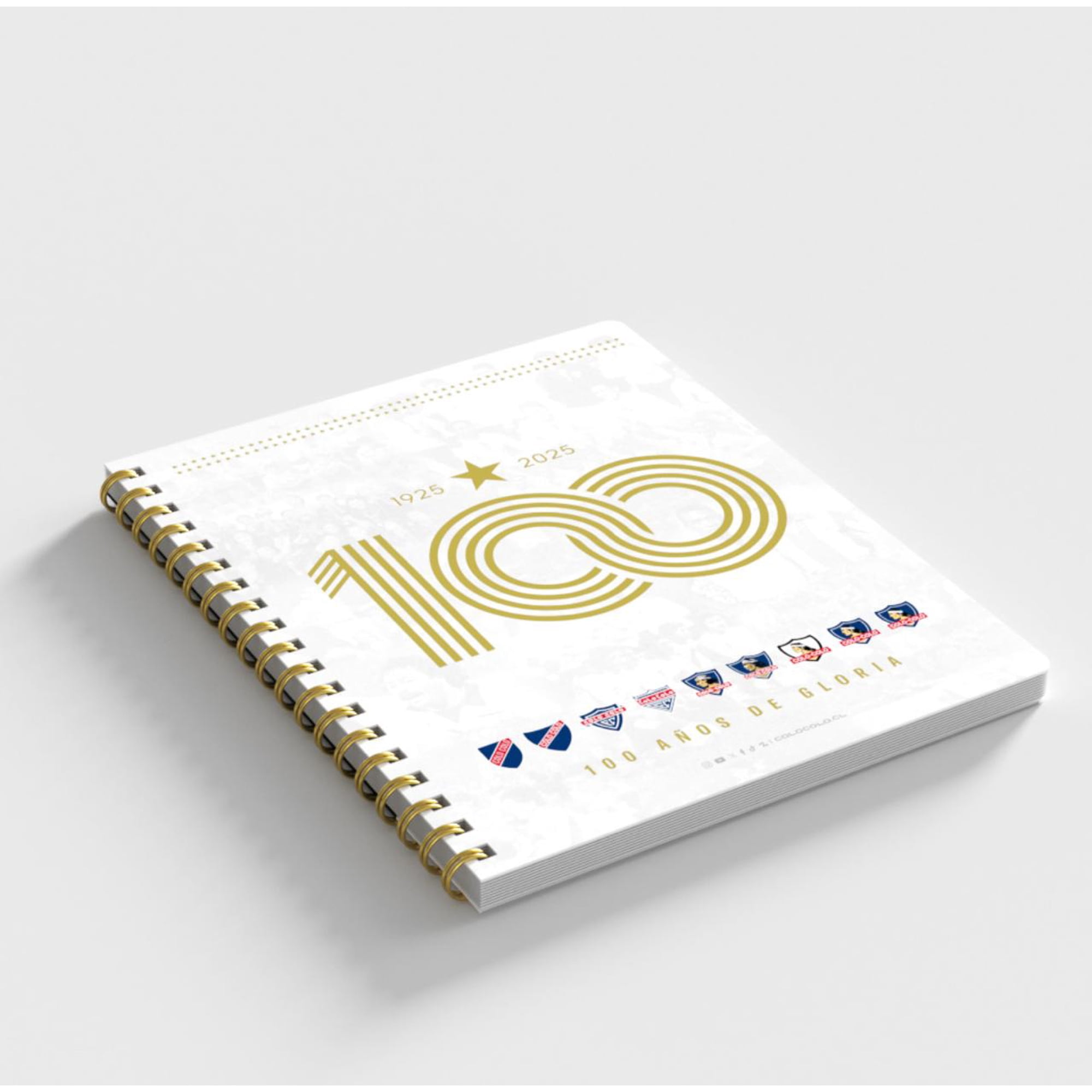 Chikool - Cuaderno Universitario Colo-colo 100hjs 7mm Pack 10 Unidades