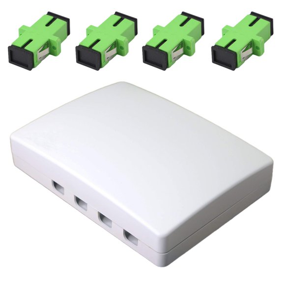 Caja de fibra óptica GINTOOYUN 150 mm 4 puertos FC/LC FTTH