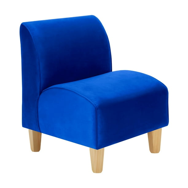 Poltrona Soft 1C Felpa 05 Azul Rey