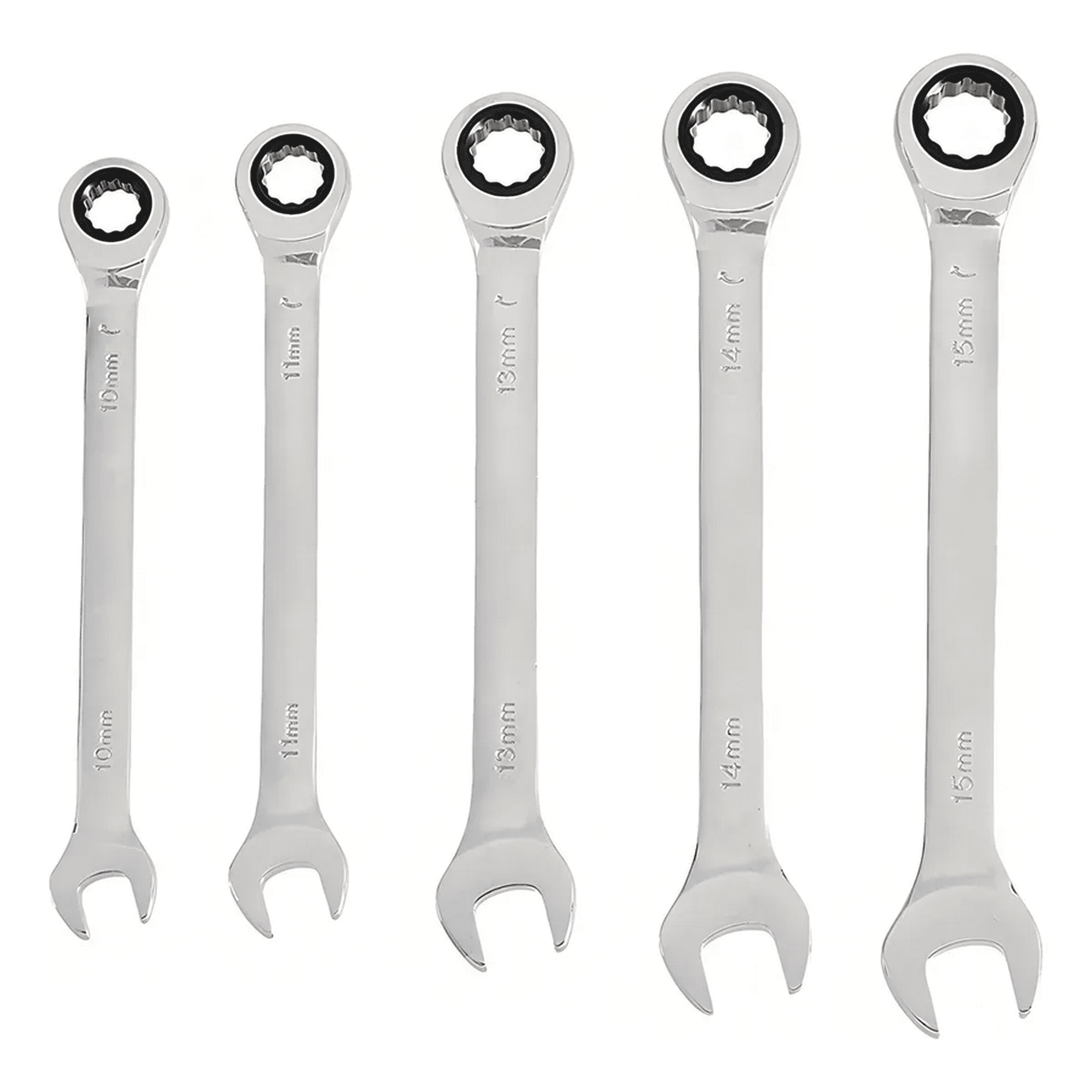 Genérico - Juego De Llaves Punta Corona Chicharra 8 Piezas Yofe Color Plateado