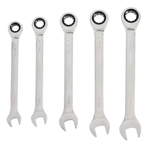 Genérico - Juego De Llaves Punta Corona Chicharra 8 Piezas Yofe Color Plateado