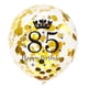 thumbnail image 2 of Globo SHUNTAI 30 cm 85.º Cumpleaños Negro y Dorado, 2 of 7