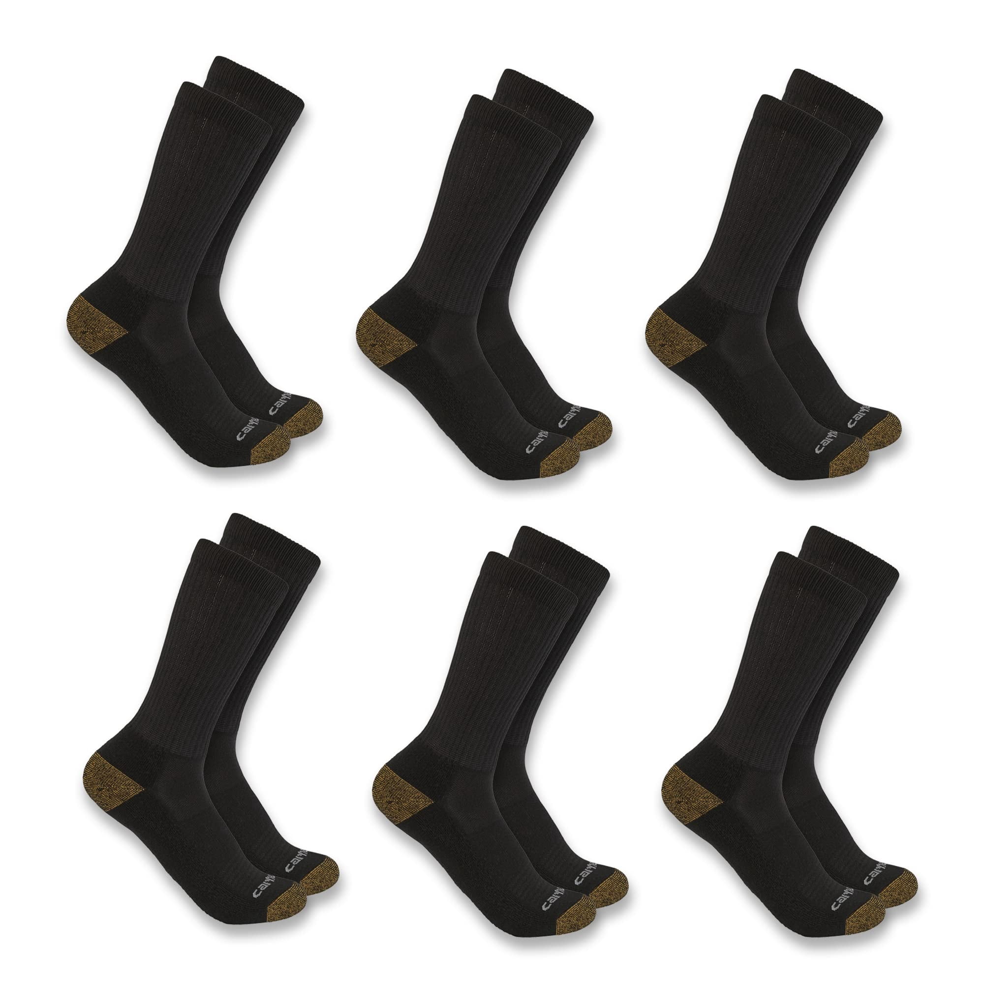 Pack De 6 Pares De Calcetines Carhartt Sc1156m De Media Caña Para Hombre