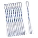 thumbnail image 1 of Juego De 10 Tzitzits Tradicionales Judíos Para Decoración Del Hogar, Para Pantalones, Manualidades, Vaqueros, Azul Y Blanco., 1 of 5