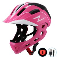 Casco Integral Infantil Bici 2 En 1 Slight Rosado Lubabycas
