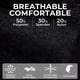 thumbnail image 3 of Funda con soporte para el tobillo NeoTech Care, tacón abierto, talla S, color negro, 3 of 8