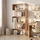 thumbnail image 1 of Organizador Repisa Estante Living Librero 70x24x159cm Color Marrón Claro, 1 of 8