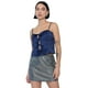 thumbnail image 1 of Peto Mujer Pabilo Satín Azul Oscuro Corona, 1 of 5