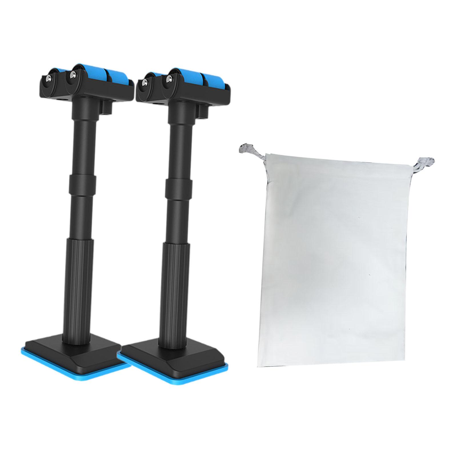 Magideal - 2 Barras De Soporte Para Armario De Pared, Barras Telescópicas Ajustables Para Instalación En Armarios De Pared, Soportes Para Fregadero Bajo Encimera