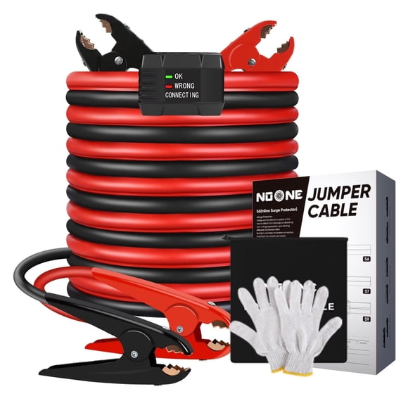 Cables de arranque Noone 6 m 2 Gauge con protección de polaridad