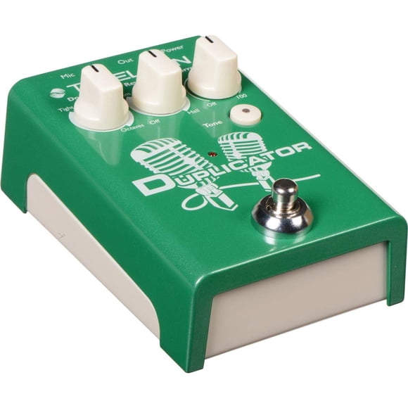 Duplicador Stompbox TC Helicon de efectos vocales con reverberación