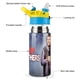thumbnail image 3 of Hermanastros Botella de Agua con Tapa Pop Top de Un Toque, Acero Inoxidable, a Prueba de Fugas, para Deportes, Botella Infantil azul 12 oz, 3 of 6
