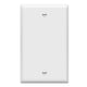 thumbnail image 1 of Placa de pared ENERLITES Blank Cover de 1 elemento, 11,43 x 7,01 cm, color blanco, 1 of 7