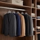 thumbnail image 2 of Perchas de Terciopelo REGALWOVEN para Trajes de Hombres y Mujeres, Juego de 4 Perchas de Terciopelo para Ropa, Perchas de Terciopelo para Abrigos Chaquetas Camisas Gris Claro/Plata 4, 2 of 5