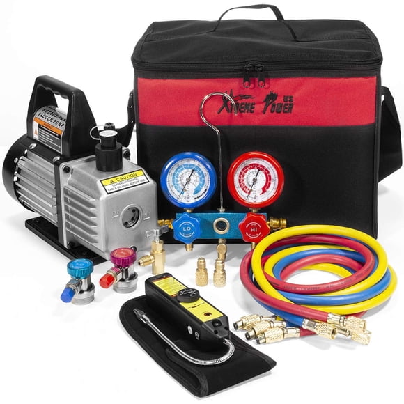 Kit De Bomba De Vacío Para Hvac Aire Acondicionado Y Refrigeración