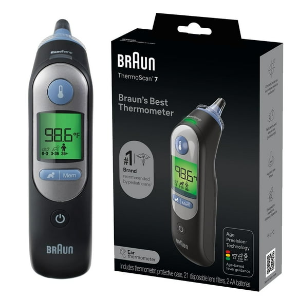 Termómetro Braun ThermoScan 7 Digital Ear para niños y adultos