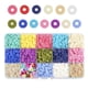 thumbnail image 3 of Cuentas Redondas De Arcilla Polimérica, Afición Artística, Fabricación De Joyería DIY, Pulseras, Manualidades, 4mm, 3 of 5