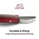 thumbnail image 2 of Cuchillo de aro para recorte de pezuñas Equine Care J2 de acero inoxidable, 2 of 7