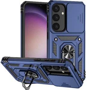 Estuche Gangxun Para Samsung Galaxy S25 Plus, Soporte Giratorio 360°, Estilo Mecánico Y Magnético