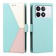 thumbnail image 4 of Funda con Solapa para Xiaomi 14T Pro, Diseño Tricolor con Ranuras, Verde, 4 of 6