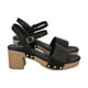 thumbnail image 3 of Sandalia Mujer Negro Verona Police, 3 of 6