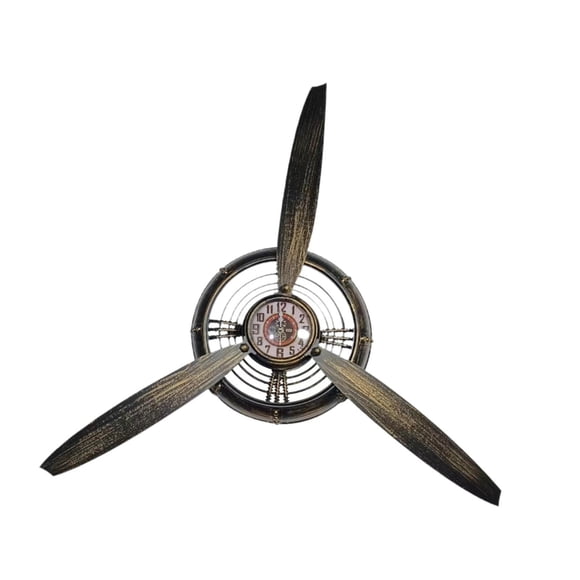 Airplane Propeller Wall Decor Birthday Gift Vintage Design For Store Kitchen Bronze