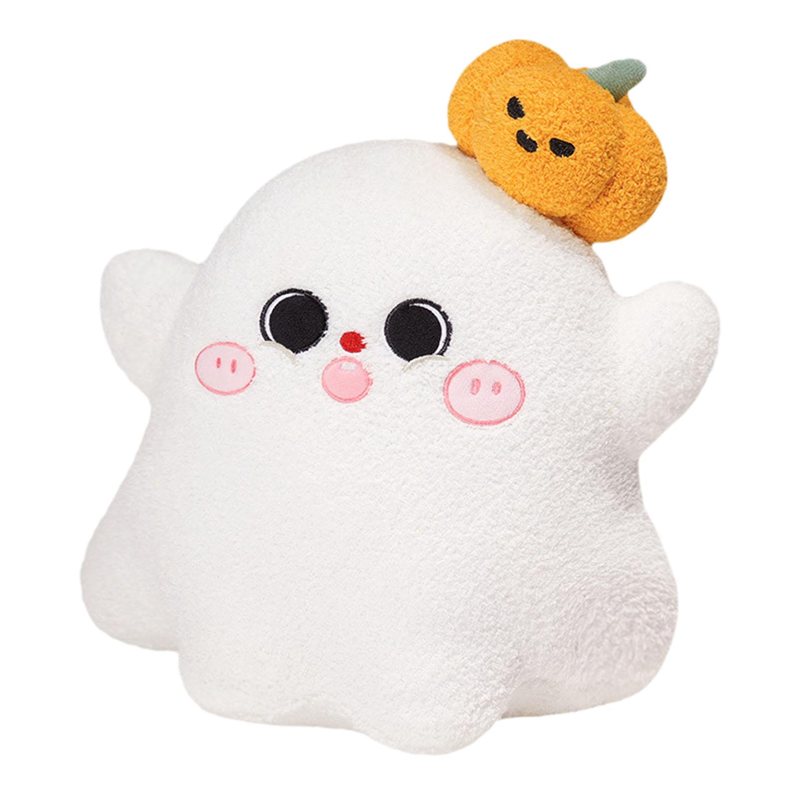 Bothyi - Cojín De Almohada De Halloween, Muñeco De Peluche 3D, Bonito Accesorio Festivo, Regalo Para Niños, Fantasma, 35 Cm X 38 Cm