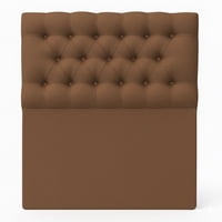 Vitelio - Respaldo Capitone Color Cafe 1 Plaza Premium