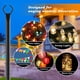 thumbnail image 2 of Postes para guirnaldas de luces Mutovlin de metal, 3 m, para exterior, paquete de 2, 2 of 7