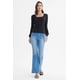thumbnail image 4 of Polera Mujer Globo Escote Cuadrado Negro, 4 of 4
