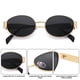 thumbnail image 4 of Gafas de sol DIMENSIP, retro, ovaladas, doradas, de metal, unisex, 4 of 5